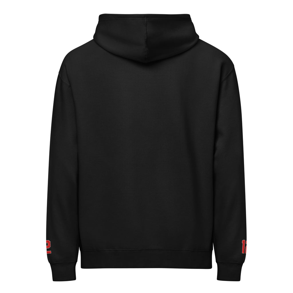 Embroidered Brand Logo Hoodie