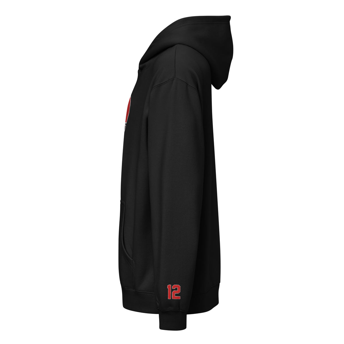 Embroidered Brand Logo Hoodie