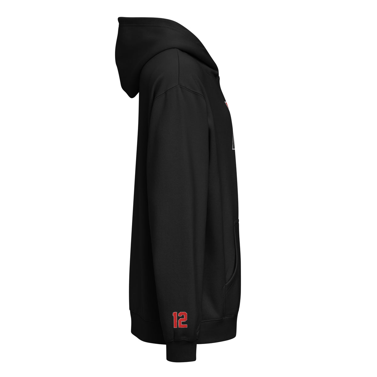 Embroidered Brand Logo Hoodie