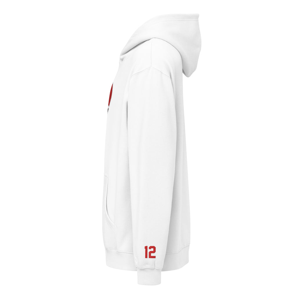 Embroidered Brand Logo Hoodie