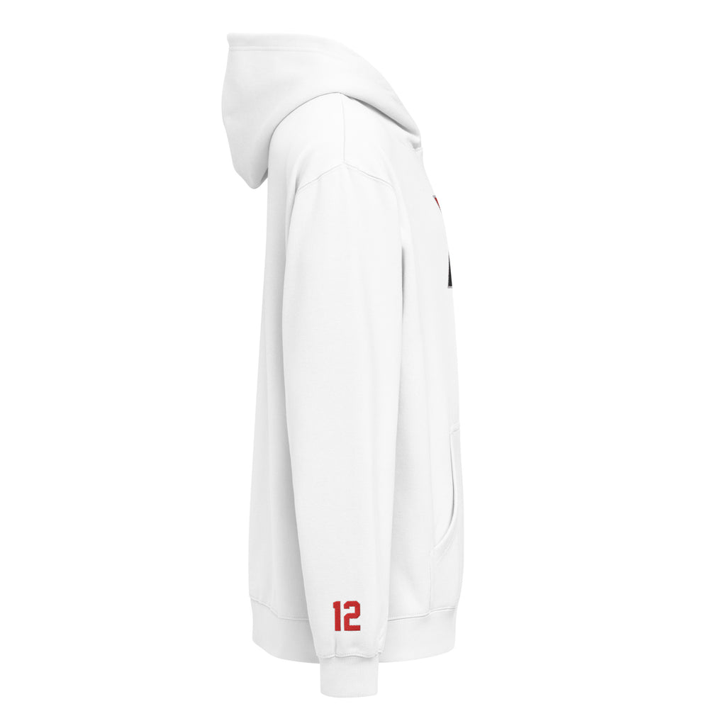 Embroidered Brand Logo Hoodie