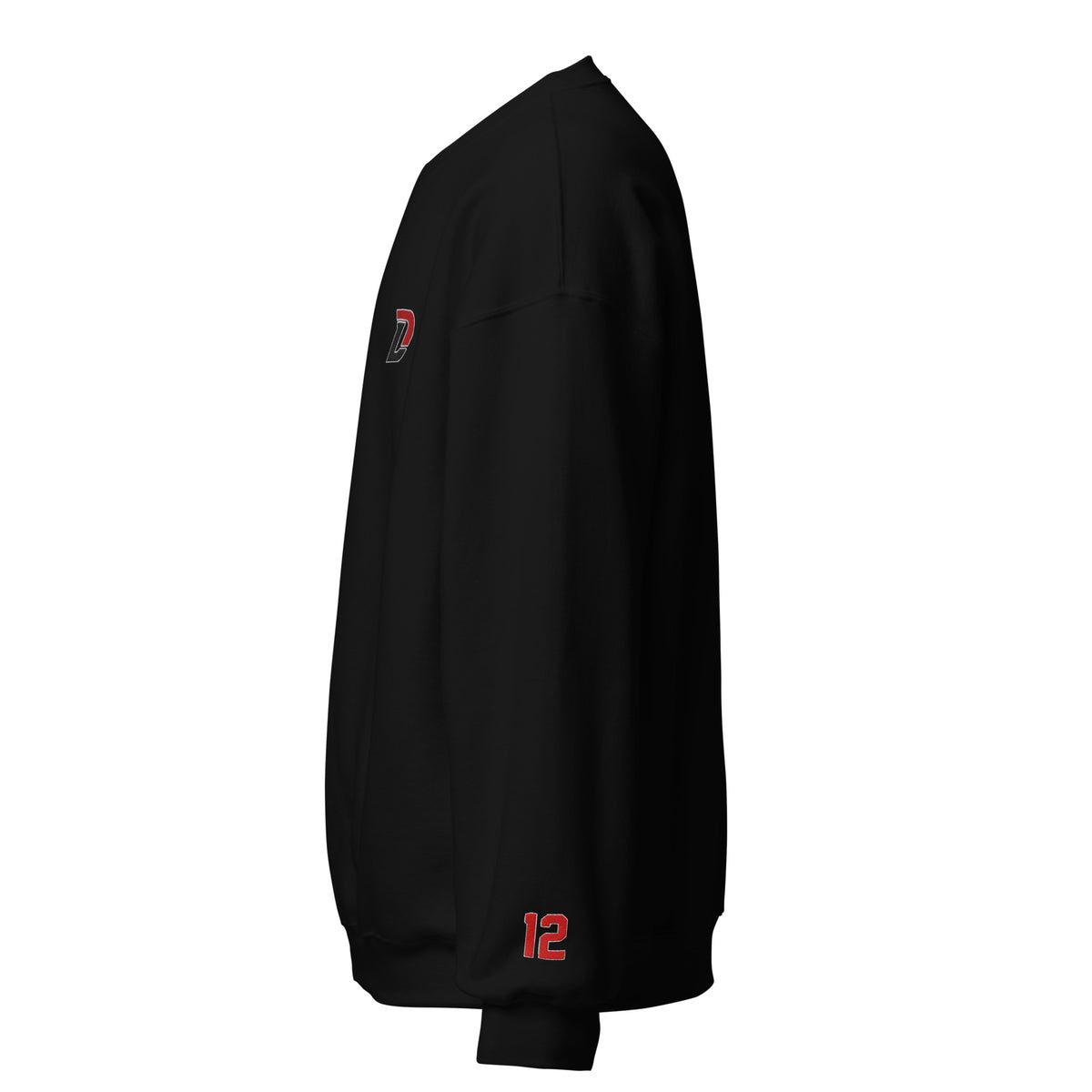 Embroidered Brand Logo Crew Neck