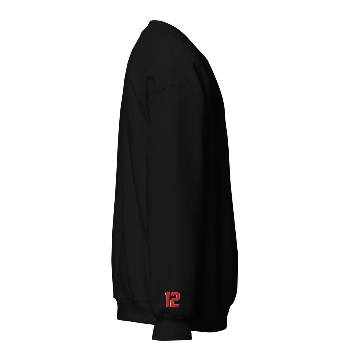 Embroidered Brand Logo Crew Neck