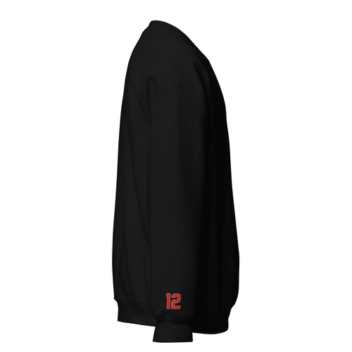 Embroidered Brand Logo Crew Neck